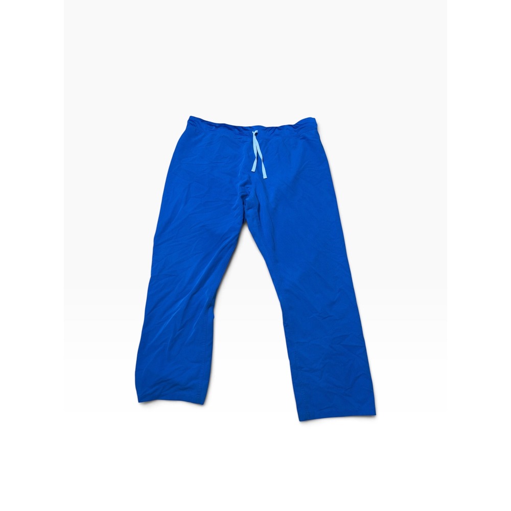 FIGS Livingston High Rise Royal Blue Scrub Pants Womens XXL T21003 Drawstring